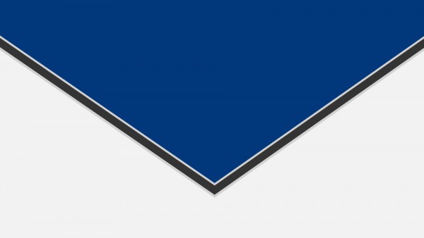 Alu-Verbund DIBOND ® Ultramarineblau (RAL 5002)